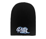 Rittz Chrome Logo 12 Inch Beanie Black