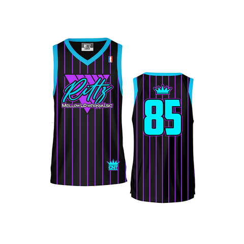 Rittz MellowLOvation Pinstripe Sublimated Basketball Jersey