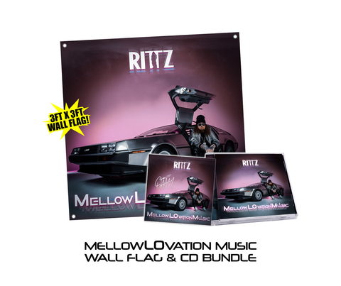 Rittz "MellowLOvation Music" CD and 3x3 Flag