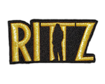 Rittz Embroidered Gold Logo Patch