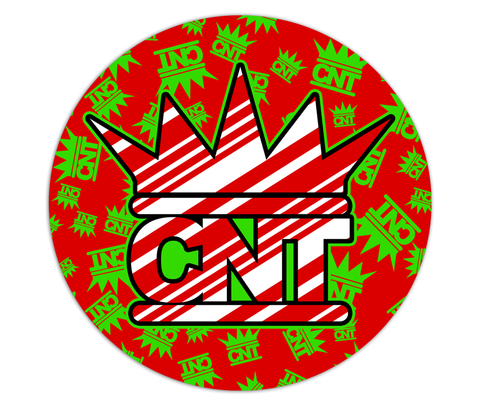CNT Rittzmas Double Sided Ceramic Ornament - CNT LOGO