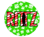 Rittzmas Double Sided Ceramic Ornament - RITTZ LOGO