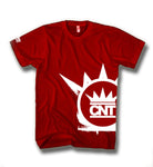 Red CNT Offset Shirt