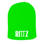 Rittz 12 Inch Beanie Safety Green with White Logo