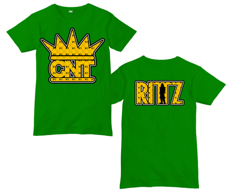 CNT Pattern Logo Green Shirt
